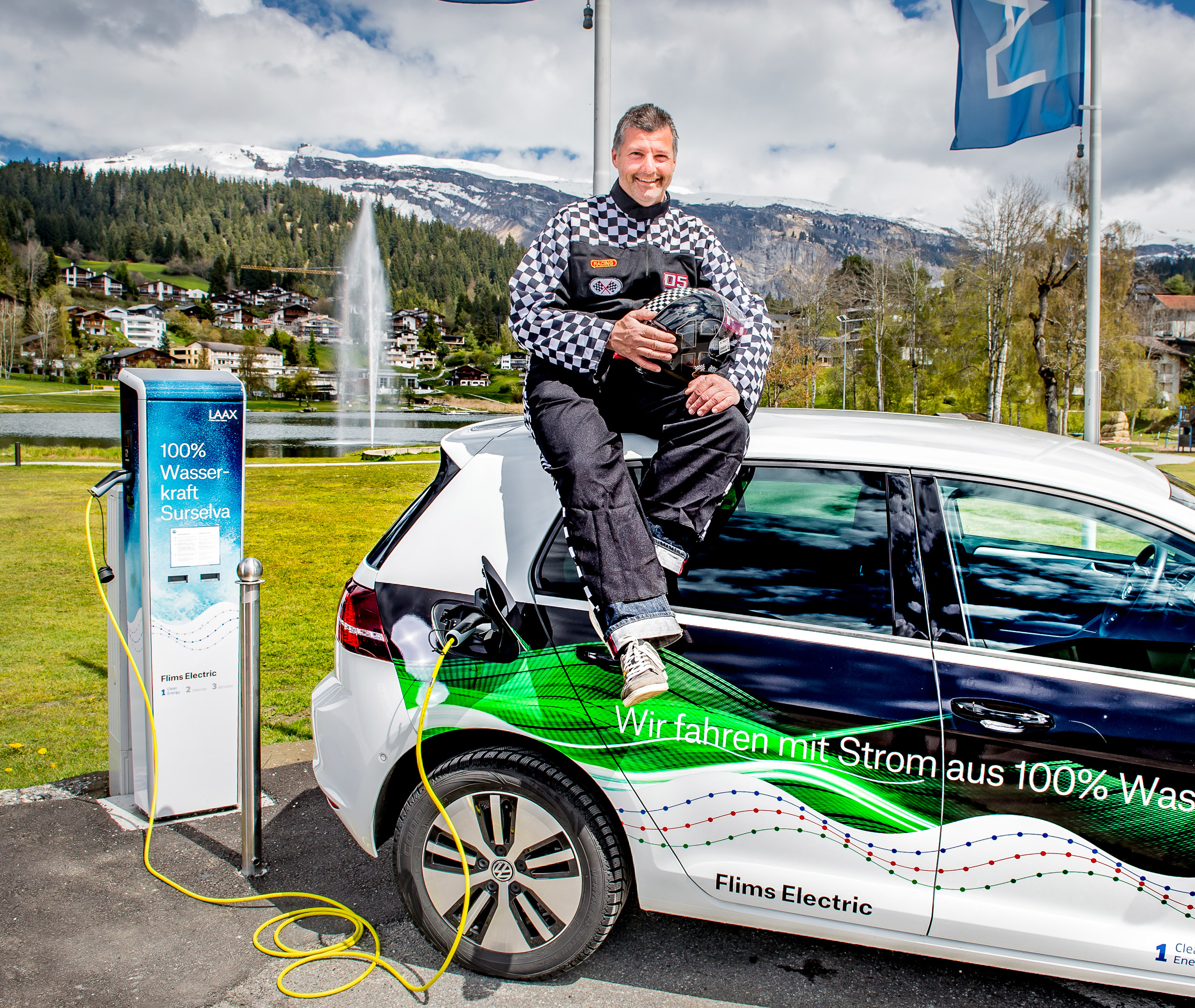 Infowand Flims - Ansicht 1