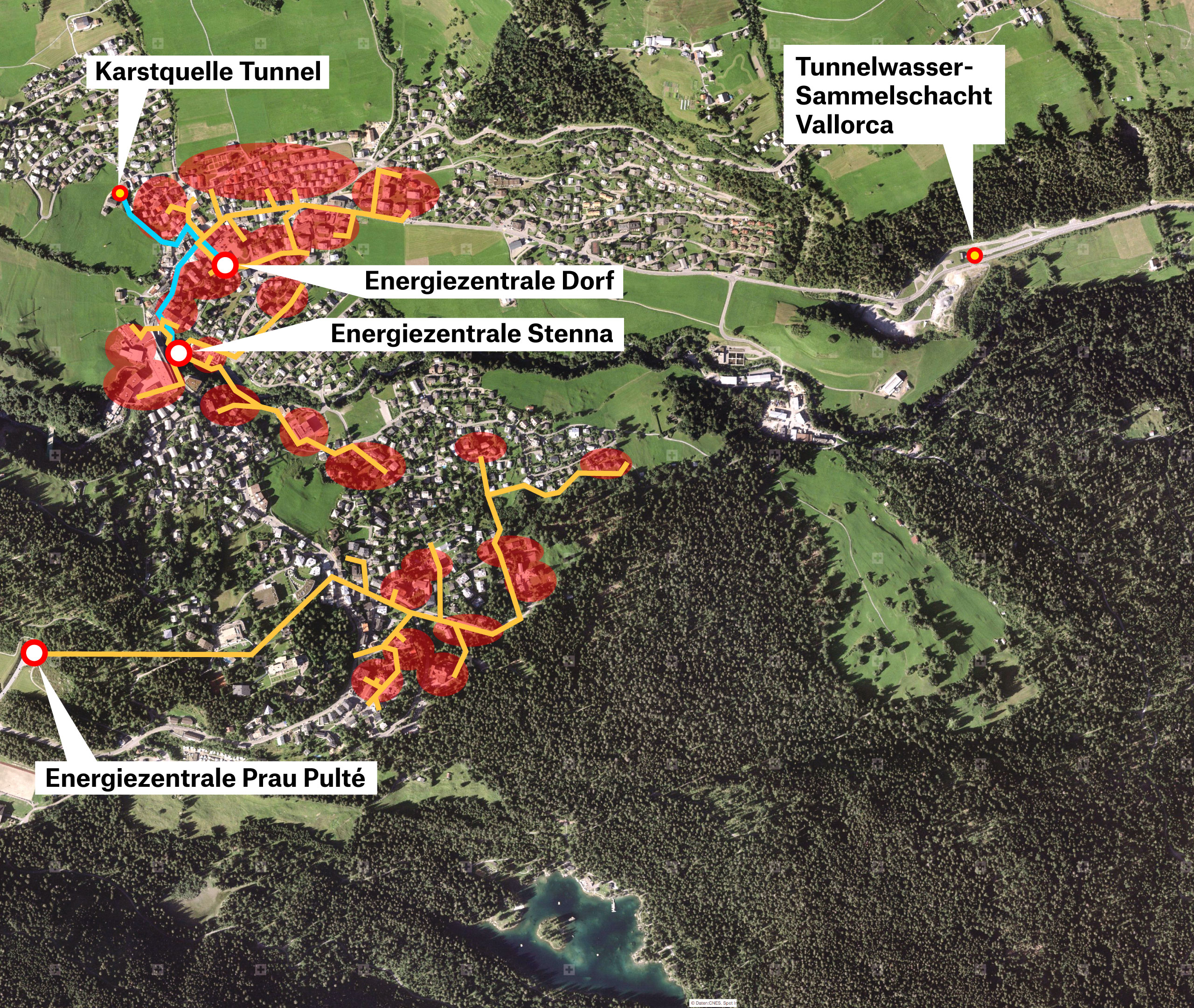 Infowand Flims - Ausbauetappe III
